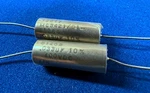 New Crc 12517 -jan Hermetic Film Tone Caps .033UF 400VDC- Mil Spec- Nos. Fixed Price $24.50.