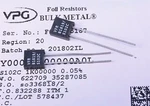 2 Vishay Precision Bulk Metal Foil Resistor 1 Kohms 0.05% 0.6W Through Hole. Fixed Price $14.95.