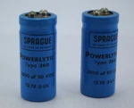 Lot Of Sprague Powerlytic Type 36D Capacitor 2600UF 50VDC New. Fixed Price $29.99.