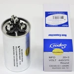 Supco CD35+3X440R Hvac Motor Round Dual Run Capacitor Mfd Volts. Fixed Price $12.78.