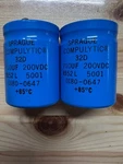2X Sprague Compulytic 32D Capacitor, 710UF 200VDC. Fixed Price $36.00.