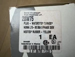 Daniel Woodhead 28W75 Yellow Rubber Watertite Turnex Male Plug 30A, 250V, L15-30. Fixed Price $59.99.