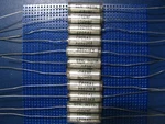 Vintage Paper Oil Capacitor, 0.082UF/100V General INSTRUMENTS,10PCS Lot. Fixed Price $15.00.