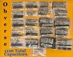 Nos Lotof 1126 Radial Electrolytic Capacitors Major Brands 20 Values 9 Voltages. Fixed Price $40.00.