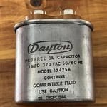 Dayton Pcb Free Oil Capacitor 4X425A Mfd 370 Vac 50/60 Nos. Fixed Price $13.87.