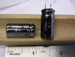 Panasonic ECEA1CGE222E 2200UF 16V 105C Radial Electrolytic Capacitors. Fixed Price $9.99.