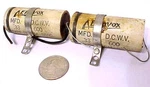 0.33 Uf 600 Volt Aerovox Tin Foil Audio Capacitor Tube Amplifier Note. Fixed Price $19.50.