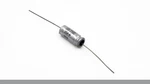 Nos Vishay Sprague Silver 100UF 25V Axial Aluminum Electrolytic Capacitor Usa. Fixed Price $8.25.
