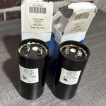 (2) Packard Motor Start Capacitor 130-158 Mfd 220-250 Volt Vac Fits PRMJ130. Fixed Price $25.00.