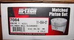 Hi-tech 7084 Std Set Of Pistons For Isuzu 4ZD1 Engine. Fixed Price $96.00.