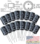 Nichicon 2200UF 10V, 16V Radial Aluminum Electrolytic Capacitors Tolerance 20%. Fixed Price $7.19.