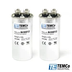 Temco 35 Uf/mfd 370 Vac Volts Round Run Capacitor 50/60 Hz -LOT-2. Fixed Price $20.23.