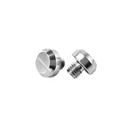 Mirror Blank Plug Caps Silver For Kawasaki Z 1000 J 1981-1982. Fixed Price $13.58.