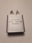 Micamold 0.25MF, 2000VDC Capacitor Pn CP70E1EJ254V, Used, Warranty.. Fixed Price $29.95.