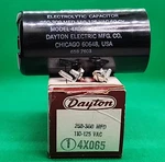Dayton A-4X065-P Electrolytic Capacitor MC2. Fixed Price $24.99.