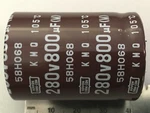 800MF/280V, Aluminum Electrolytic Capacitors 800UF Nippon Chime-con. Fixed Price $12.99.