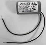 Advance 7C280M12RA Capacitor 28MFD 120VAC 50/60HZ. Fixed Price $15.28.