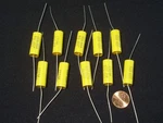 Qty 10: Trusted Quality Mallory Brand 0.22UF 630V Metallized Film Capacitor Nos. Fixed Price $15.00.