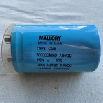 Mallory Type Cgs 300000MFD 7.5VDC Capacitor Pos + 1646686 EC995696 235-8221K. Fixed Price $34.00.