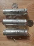3X Of Sprague Extralytic 604D Mil. Grade 2300UF 40V 105C Epoxy Sealed Capacitor. Fixed Price $60.00.