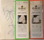 2 Packs Dmc Magic Paper Pre-printed Embroidery: Butterflies Bird Insects Bee. Fixed Price $8.99.