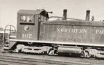 Northern Pacific Railway Railroad #167 SW-1200 Electromotive B&w Photograph. Fixed Price $7.49.