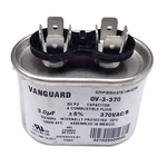 Vanguard OV-3-370 Oval Run Capacitor, Vac, F, 50-60HZ, 10,000AFC. Fixed Price $9.97.