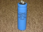 Sprague Powerlytic 22000UF 15VDC Computer Grade Electrolytic Capacitor. Tested. Fixed Price $12.00.