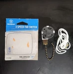 Westinghouse 77288 Dual Capacitor 3 Speed Fan Switch. Fixed Price $5.49.