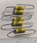 Lot Of 5 Mepco Electric 708D1 .047UFD 200V Axial Metalized Poly Film Capacitors. Fixed Price $7.49.