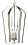 Progress Lighting Model# P3929-09 Chandelier-brushed NICKEL-6. Fixed Price $99.00.
