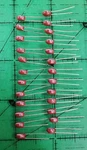 Capacitors Tantalum Radial ECS-F1AE226K Panasonic 22UF 10V Red 25PCS. Fixed Price $36.87.