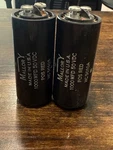Lot Of 2 Large Mallory Capacitor 1000 Mfd Vdc H 5010A. Fixed Price $39.99.