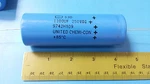 Capacitor, 1100UF, 250VDC, 10%, Axial, United Chemi-conn, 53D112F250MD6 ( One ). Fixed Price $14.00.