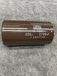 Nippon Chemi-con Aluminum Electrolytic Capacitor 2700UF 400V 105C. Fixed Price $9.99.
