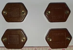 Vintage Sprague & Sangamo Mica Capacitors Lot Of 4 Hex Case Untested. Fixed Price $12.00.