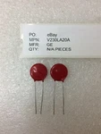 V230LA20A Ge Varistor 360V 4.5KA Disc 14MM 12 Pieces. Fixed Price $14.40.