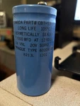 Sprague Large Can Electrolytic Capacitor 602DX 1308-20DC 8213L 1201. Fixed Price $30.00.