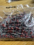 Bag Of 100 Panasonic ECQ-V1H223J Radial Lead Tf Capacitors 0.022 Uf 50 V,. Fixed Price $45.95.