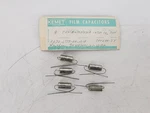 Lot Of 5 Kemet F241B4703F030M Capacitors 0.47UF 1% 30V M83421/01-121M. Fixed Price $16.96.