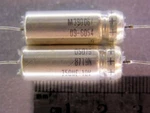 2 Mil-spec Sprague M39006/09-6054 750UF 10V Wet Tantalum Capacitors. Fixed Price $24.99.