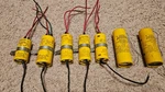 Lot Of 7 Nos Aerovox Dandee Electrolytic Capacitors - Radio / Amplifier. Fixed Price $66.00.