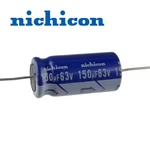 G28817E (pkg 3) Nichicon 150UF 63V Vx Axial Electrolytic Capacitor. Fixed Price $8.95.