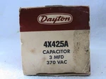 1 New Dayton Capacitor 4X425A Fd 370 Vac. Fixed Price $9.95.