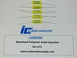 Illinois Polyester .1UF 630V Capacitors, Film Axial Lead, SET/5. Fixed Price $6.50.