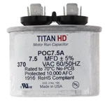 (lot Of 3) Titan POC7.5A Hd Run Capacitor Mfd 370 Volt Oval - New In Box. Fixed Price $19.99.