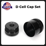 1/2-28 Aluminum End Black High Quality 6061 Cell Set. Fixed Price $35.99.