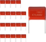 20 Pack 400V 474J Metallized Polypropylene Film Capacitors CBB21 CBB22 470NF. Fixed Price $12.99.