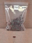 Bulk 140 Pc El Menco 068UF 100V Radial Film Capacitors 10% Em Series Nos *109. Fixed Price $252.00.