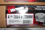 Hi-tech 7084+.75MM (.030) Set Of Pistons For Isuzu 4ZD1 Engine. Fixed Price $96.00.